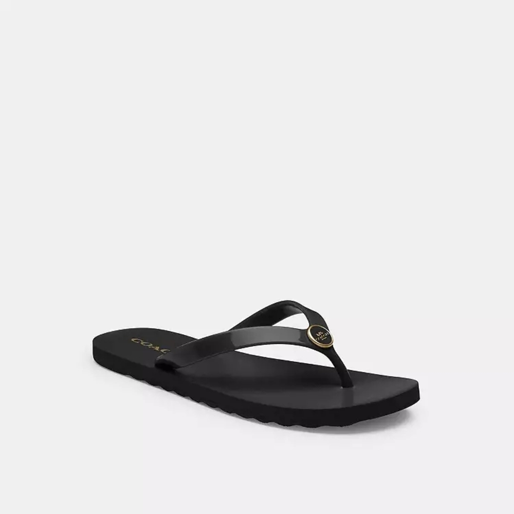 GUC- COACH Black Sandals - Picture 2 of 4